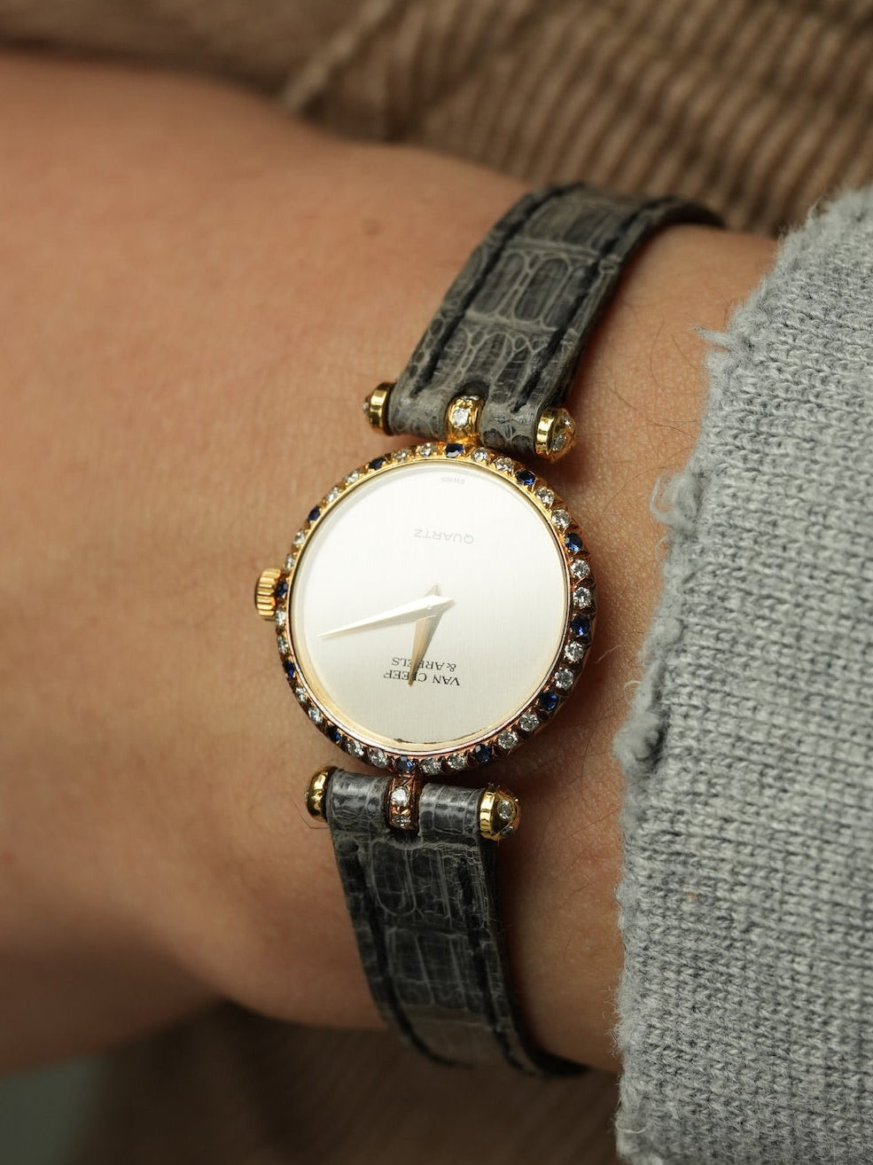 Van Creef 18K / Sapphire × Diamonds 