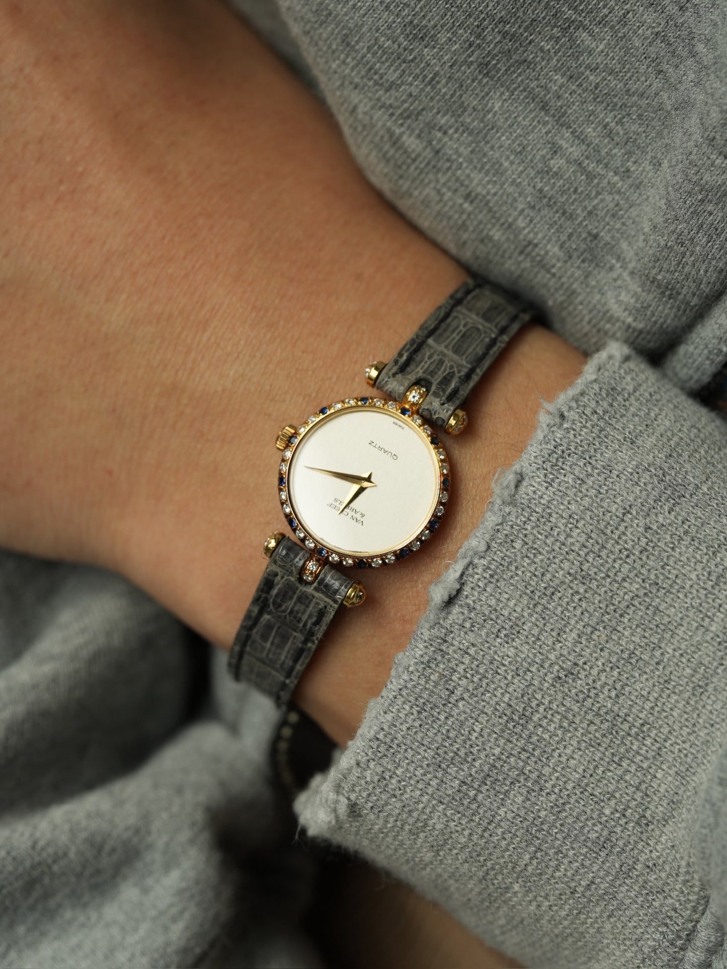 Van Creef 18K / Sapphire × Diamonds 