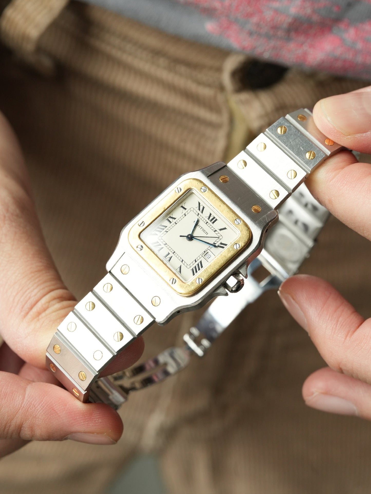 Cartier Santos Carree With box 