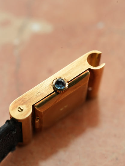 Boucheron Reflet / 70's / 18K / Blk dial with box 