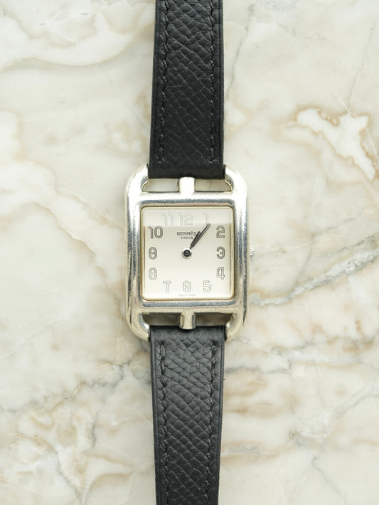 Hermès Cape Cod Ref. 88330 SV925 – Original Leather Strap & Original Buckle Full Set