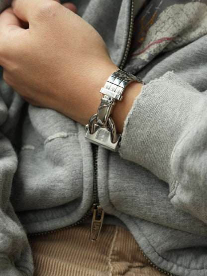 Hermès Cape Cod Ref. 88330 SV925 – Original Leather Strap & Original Buckle Full Set 