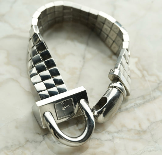 Van Cleef & Arpels Cadena Stainless Steel Bracelet Quartz Watch