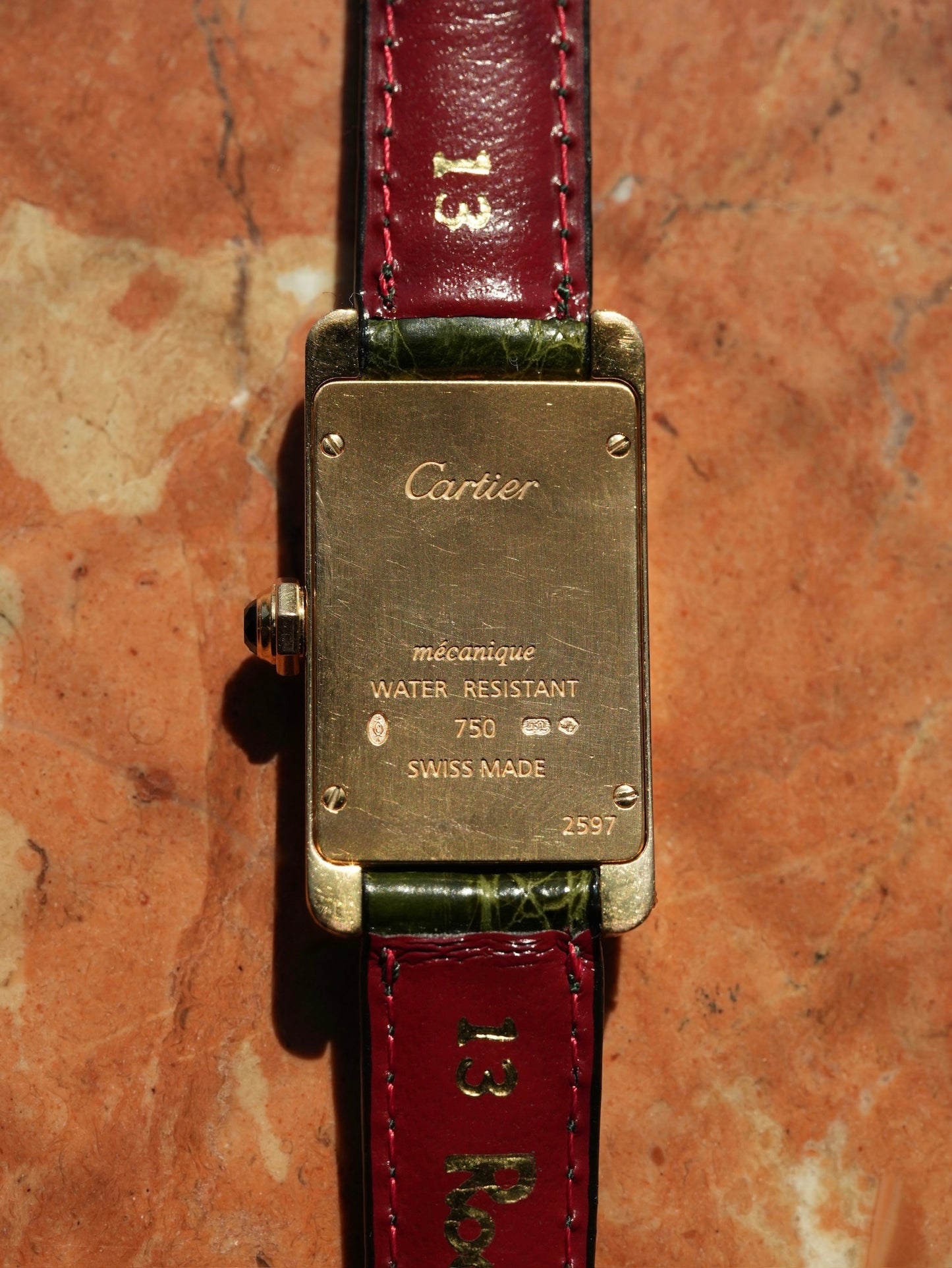Cartier Tank American / 18K With box