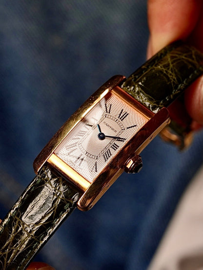 Cartier Tank American / 18K With box