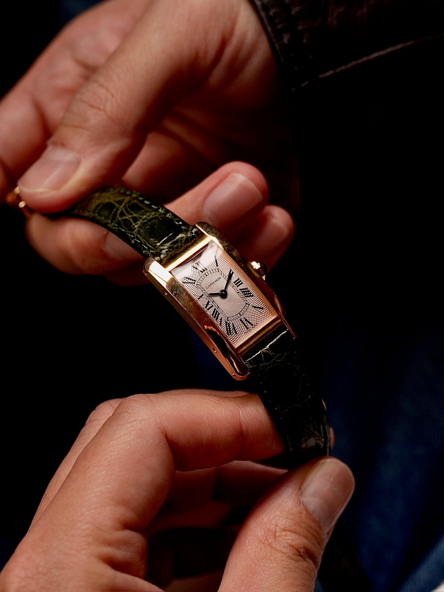Cartier Tank American / 18K With box