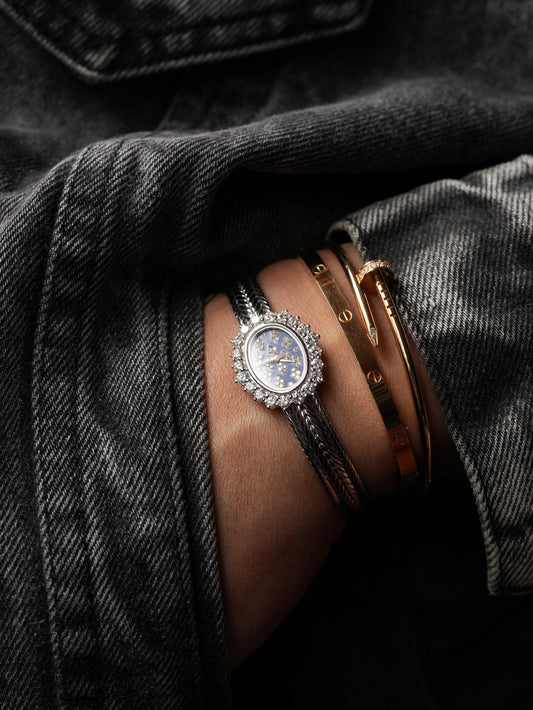 Audemars Piguet 18K Diamonds Jewery watch With box