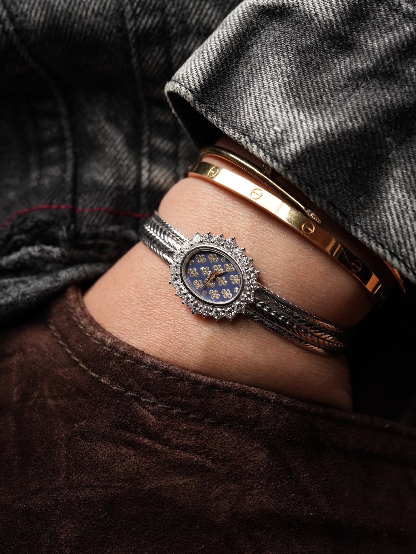 Audemars Piguet 18K Diamonds Jewery watch With box