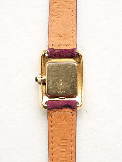 Bvlgari Vintage Bark-Finished 18K Yellow Gold Watch