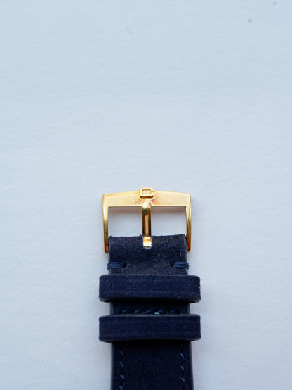 Harry Winston Lapis dial with 4P Diamond index 18K case