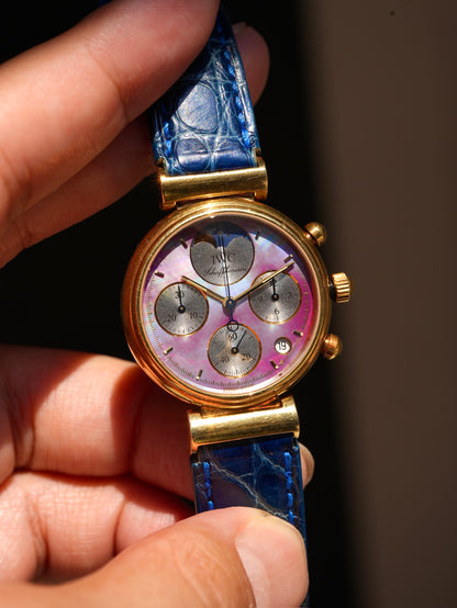 IWC Da Vinci Chronograph Black MOP dial With paper