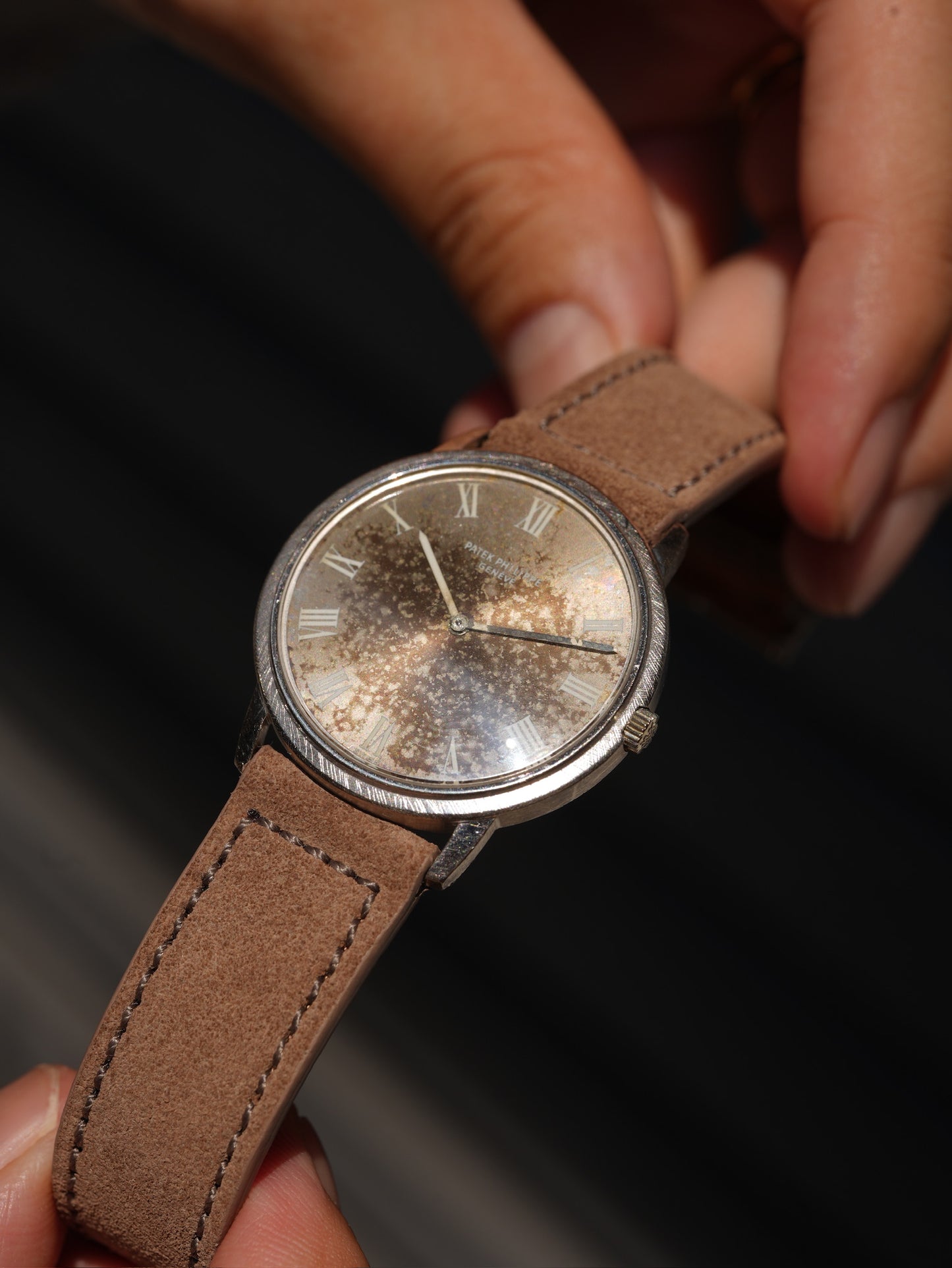 Patek Philippe Calatrava Patina dial Watch only