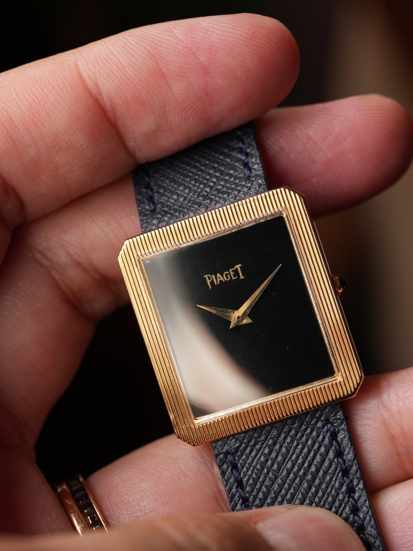 Piaget Protocole 18k Onyx dial Watch only