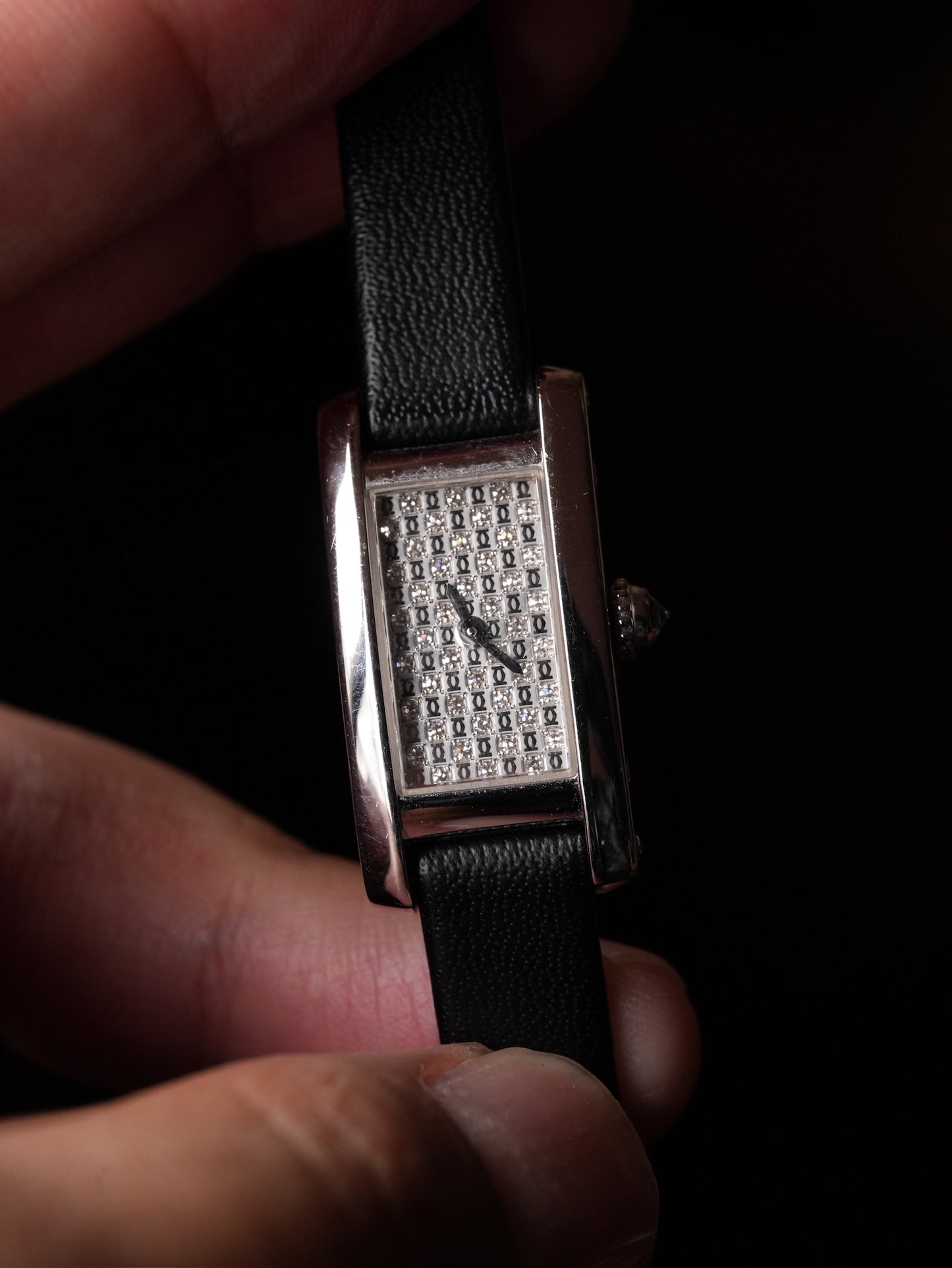 Cartier Tank Allongée Diamond dial 1 shot production