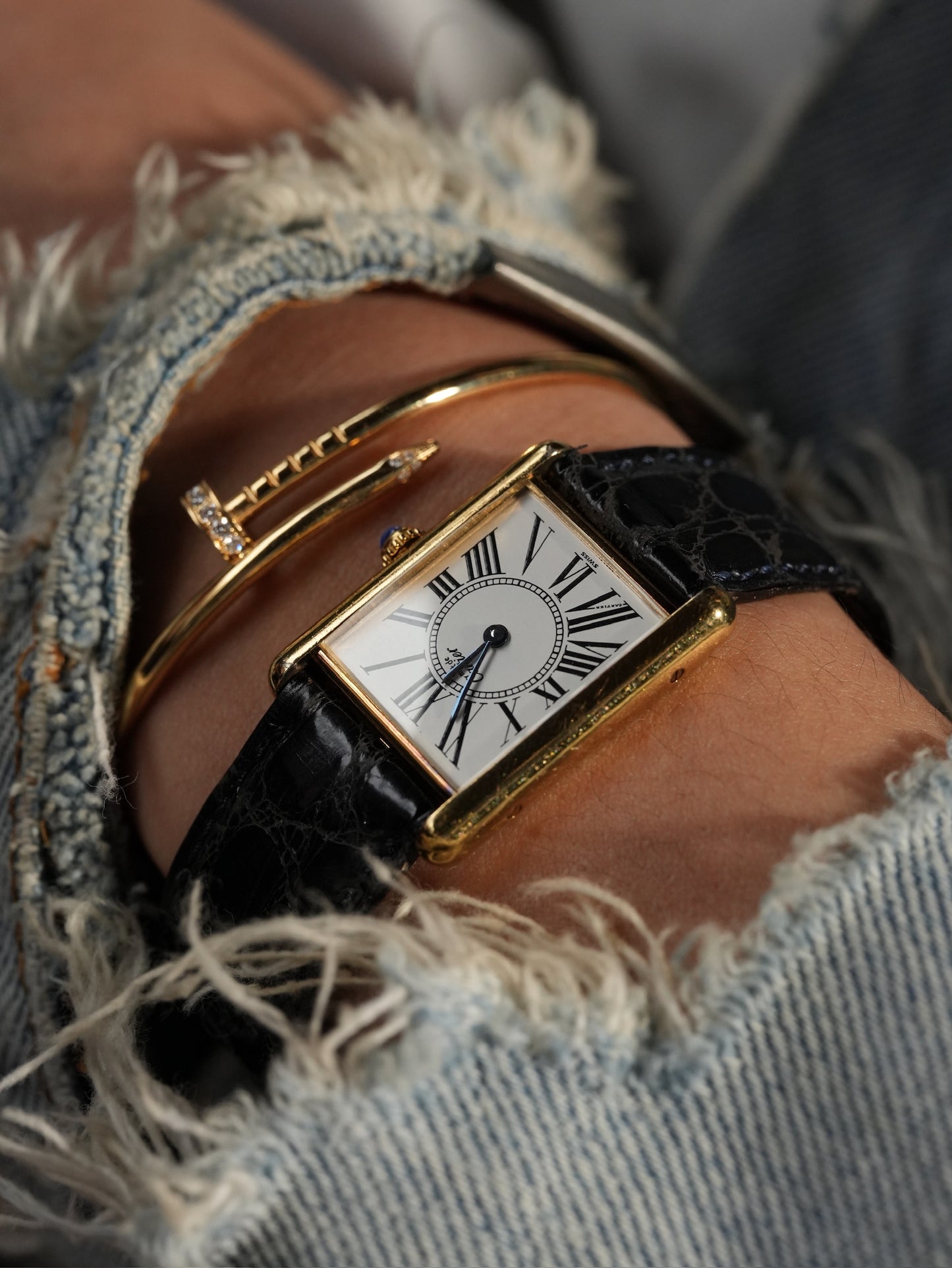 Cartier Must Tank LM Vermeil
