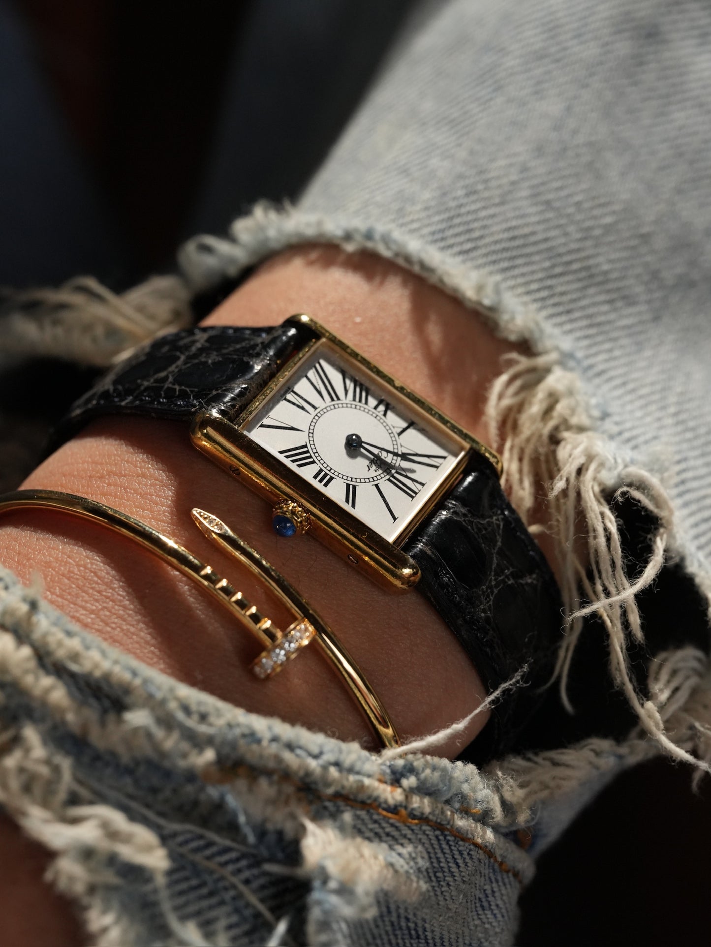 Cartier Must Tank LM Vermeil