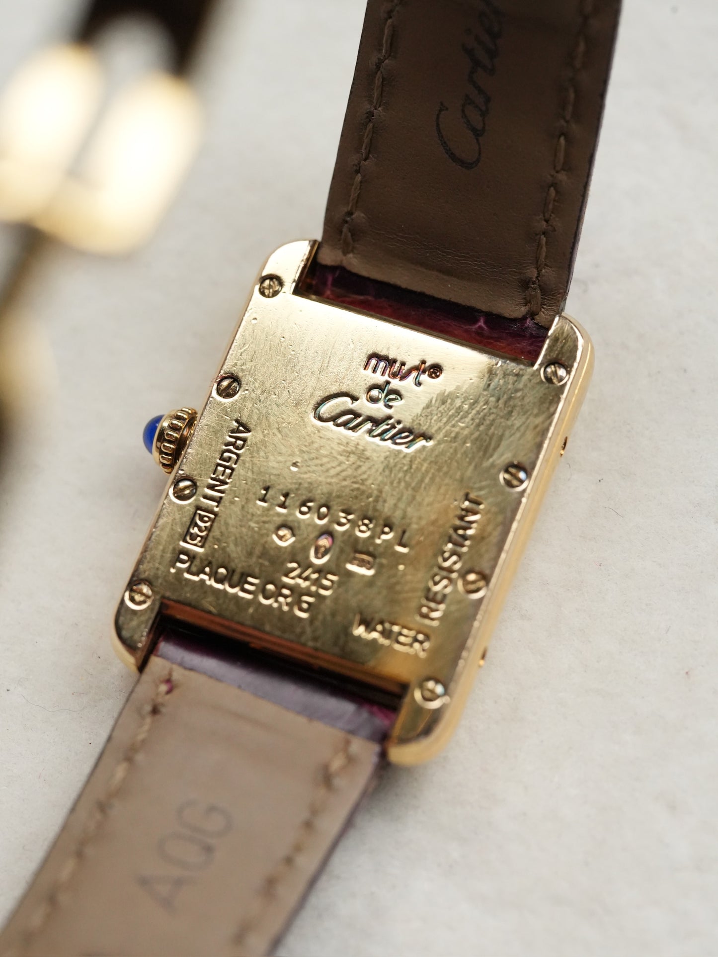 Cartier Must Tank SM 2003 Christmas Limited Model
