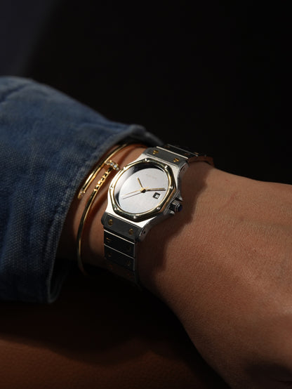 Cartier Santos Octagon LM Ghost dial