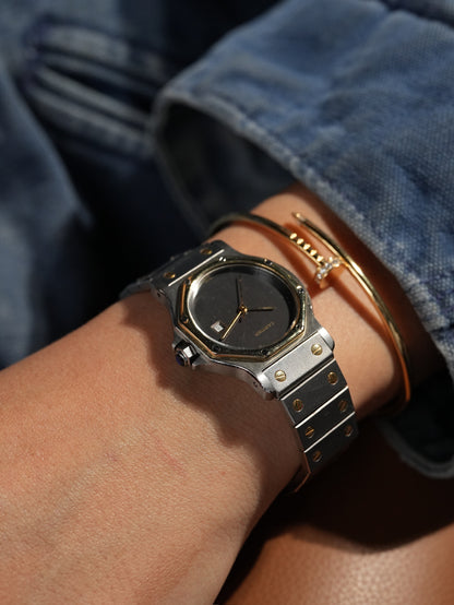 Cartier Santos Octagon LM Ghost dial