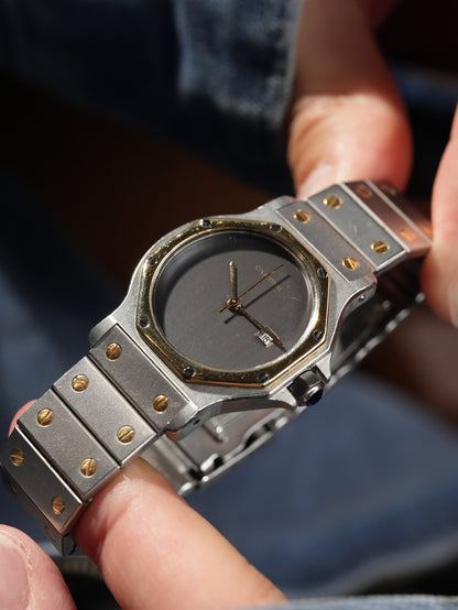 Cartier Santos Octagon LM Ghost dial