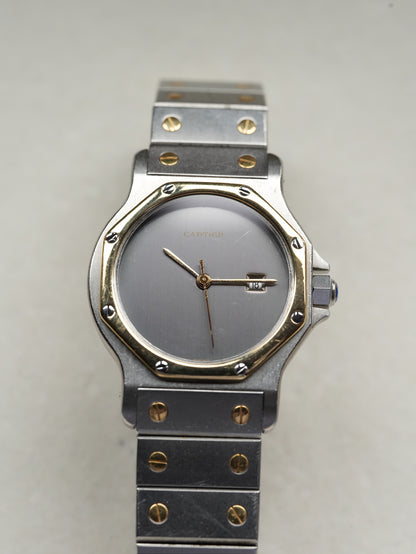 Cartier Santos Octagon LM Ghost dial