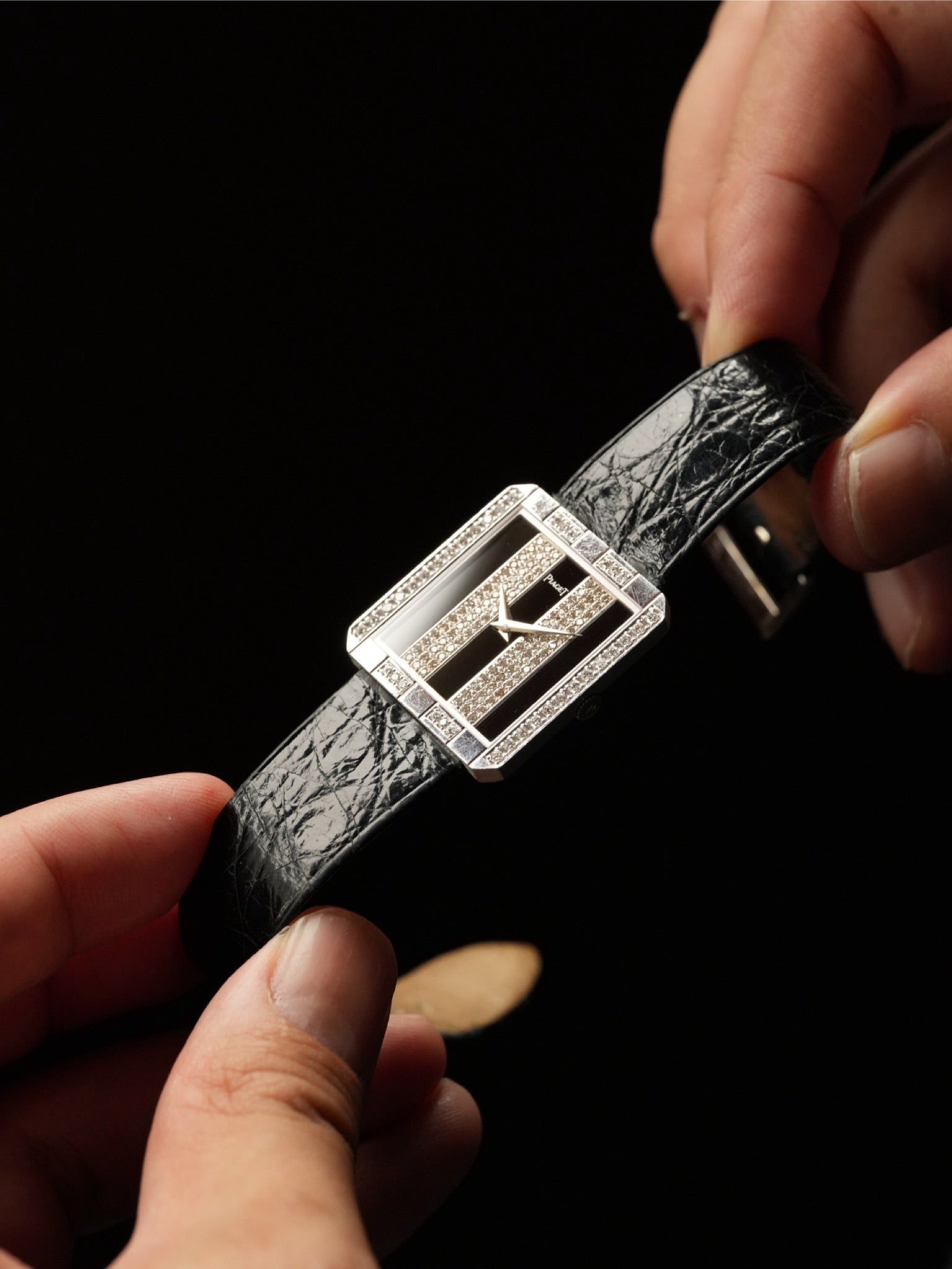 Piaget Protocole 18WG x Onyx x Diamond – C4C Vintage Watches