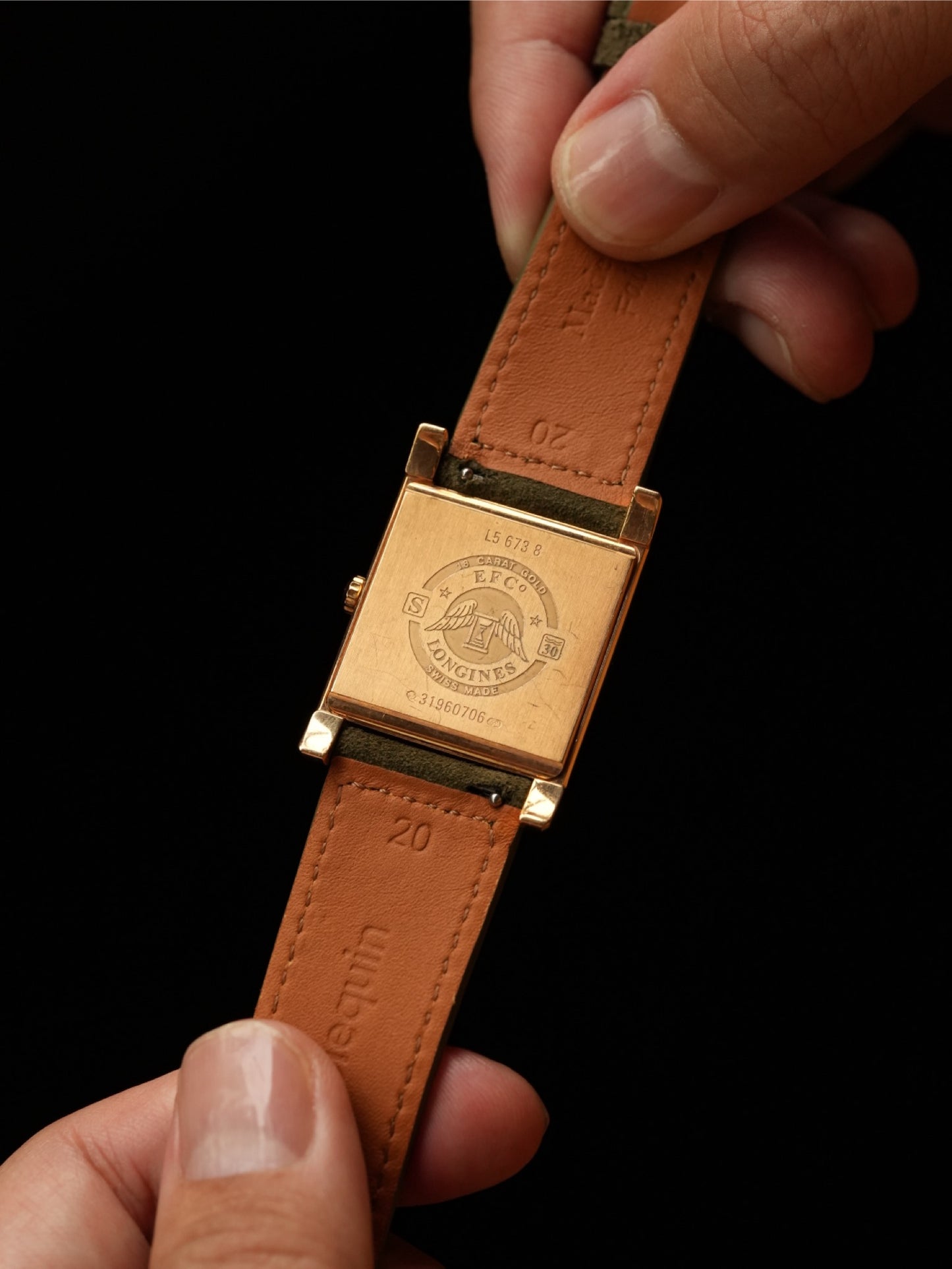 Longines Docevita / 18K / Tank normale 2004 Japan limited