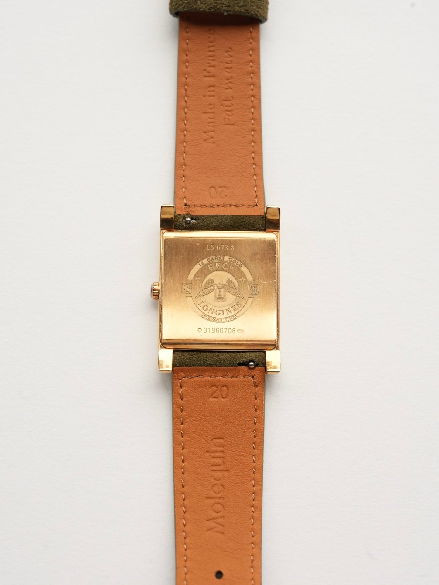 Longines Docevita / 18K / Tank normale 2004 Japan limited