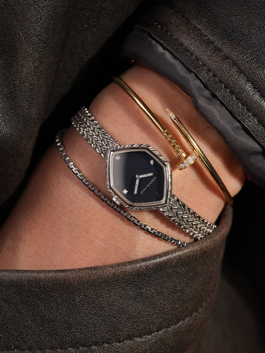 Audemars Piguet 18K Diamond shape jewelry watch
