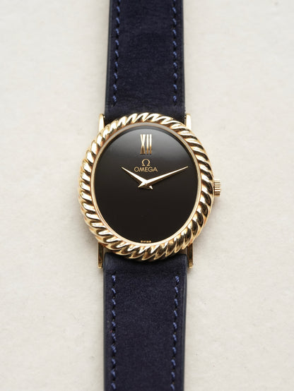 Omega 70's / 14K / oval shape