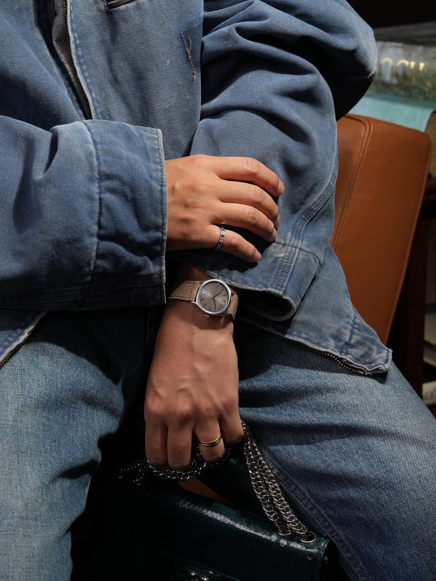 Rolex Cellini / 18K × Patina dial