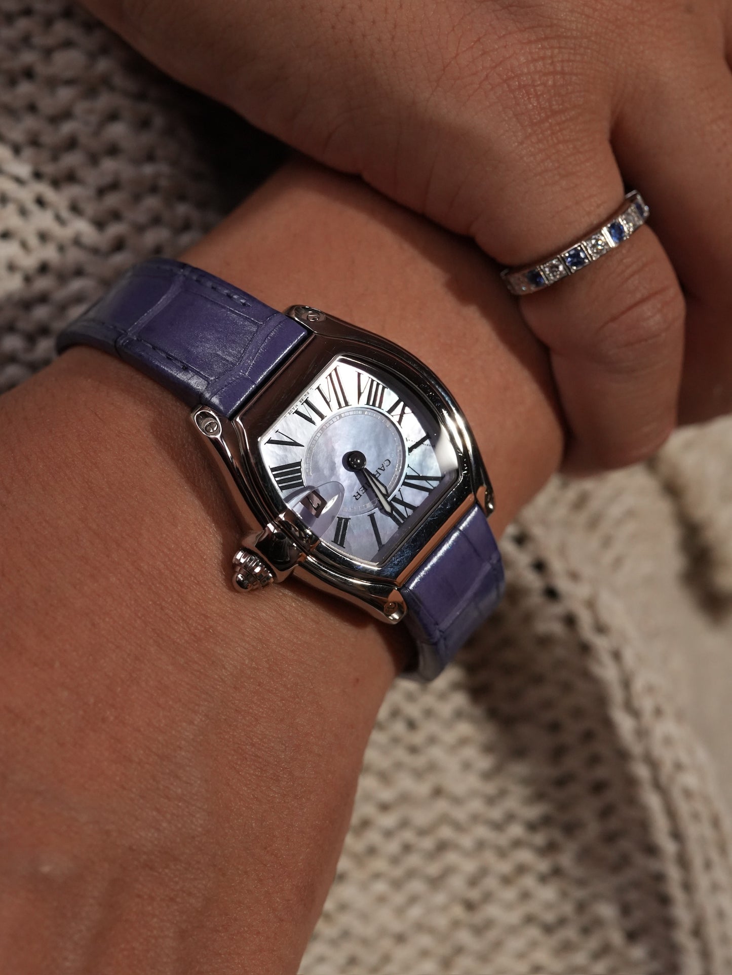 Cartier Roadster MOP dial