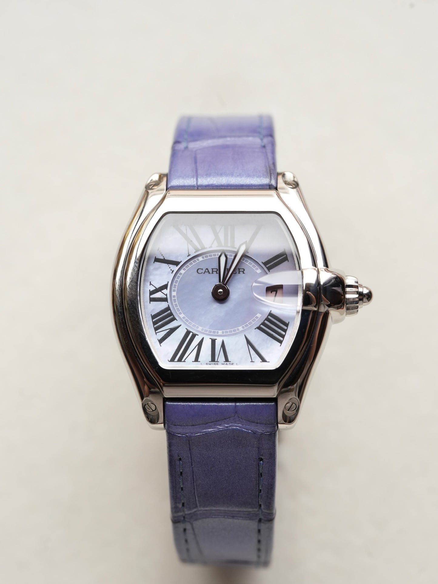 Cartier Roadster MOP dial