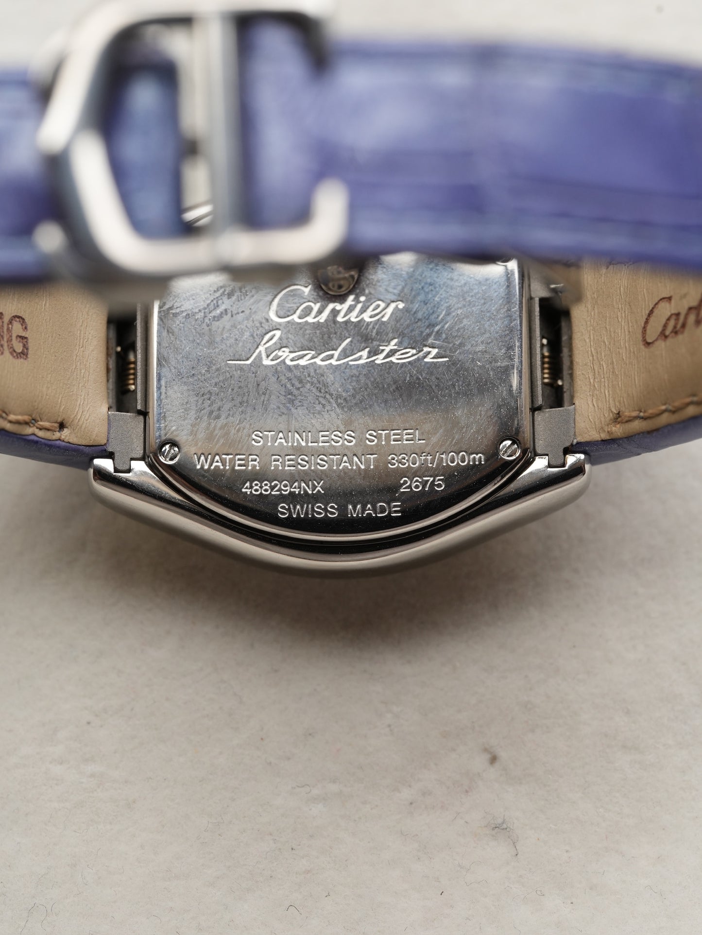Cartier Roadster MOP dial