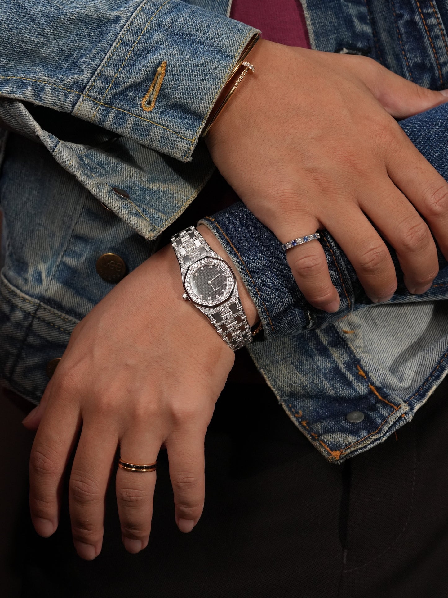 Audemars Piguet  Royal Oak Lady / Factory diamonds Special