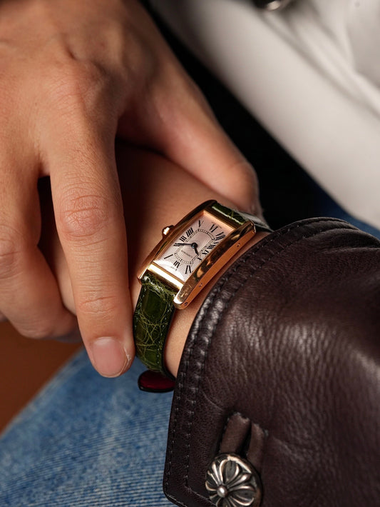 Cartier Tank American / 18K With box