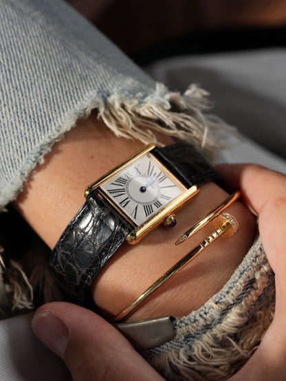 Cartier Must Tank LM Vermeil