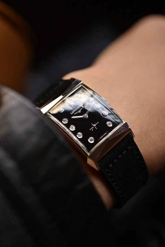 Longines 14K case Diamond index 50's 