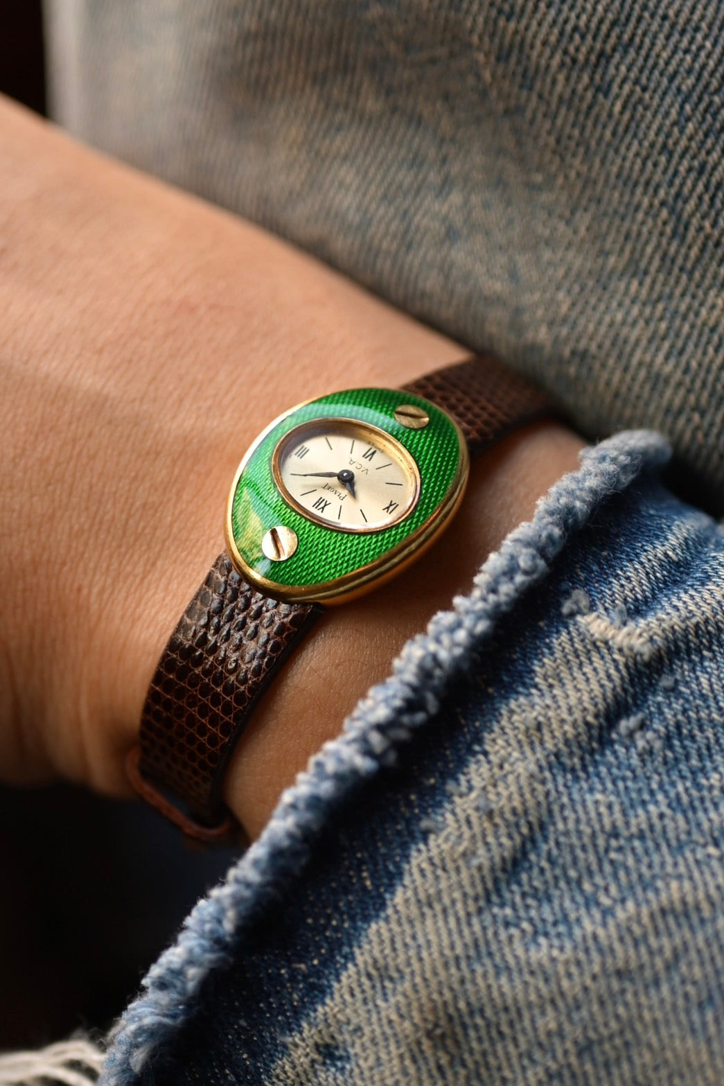 Van Cleef & Arpels × Piaget Double-Signed Enamel Jewelry Watch – 1970s 