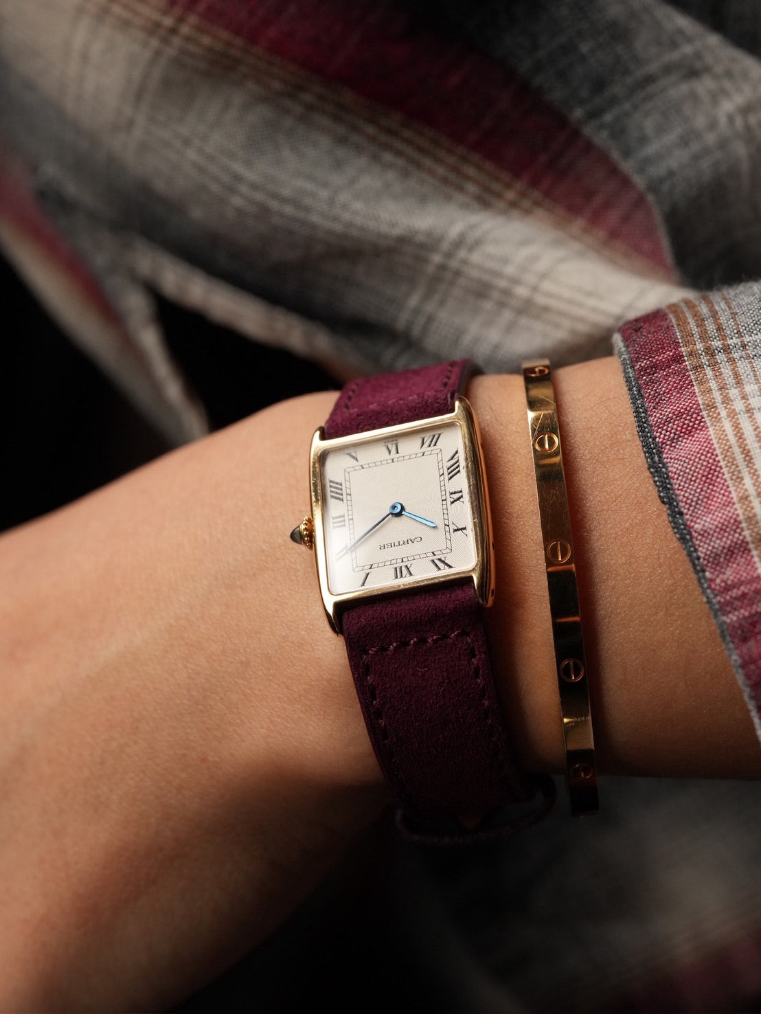 Cartier Tank Arrondie With box