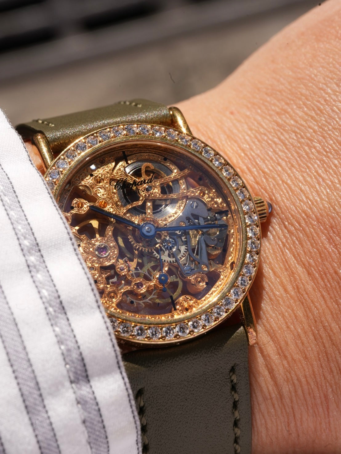 Chopard Skeleton Dress watch With box 