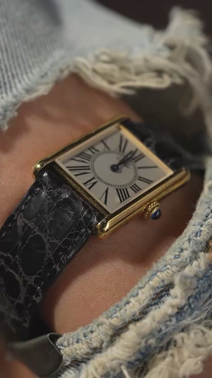 Cartier Must Tank LM Vermeil