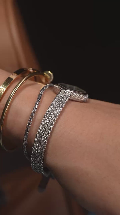 Audemars Piguet 18K Diamond shape jewelry watch