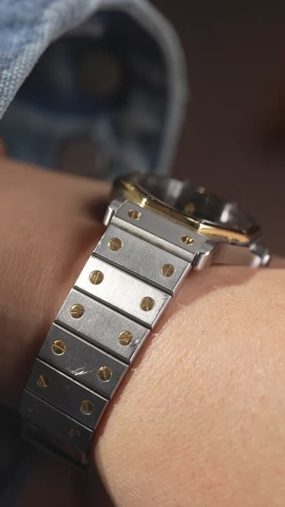 Cartier Santos Octagon LM Ghost dial