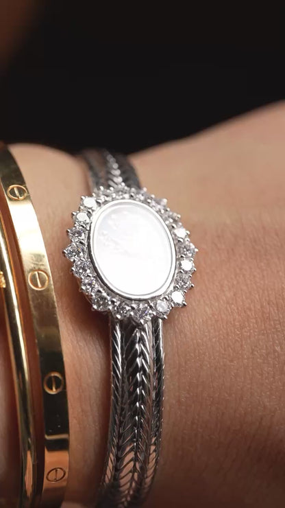 Audemars Piguet 18K Diamonds Jewery watch With box